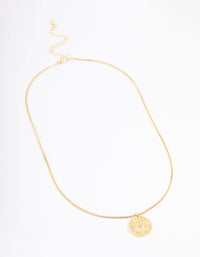 Gold Plated Cancer Star Sign Pendant Necklace - link has visual effect only
