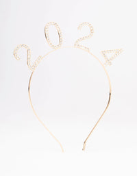 Gold Crystal 2024 Headband - link has visual effect only