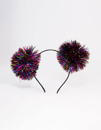 Fabric Pom Pom Party Headband - link has visual effect only