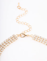 Gold Cupchain Emerald Choker - link has visual effect only
