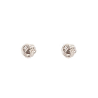 Silver Mini Knot Stud Earrings - link has visual effect only