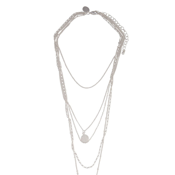 Multi Row Delicate Silver Filigree Choker