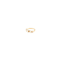 Gold Surgical Steel Graduating Ball Mini Hoop Earrings - link has visual effect only