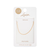 Gold Plated Sterling Silver Twist Chain Necklace - link has visual effect only