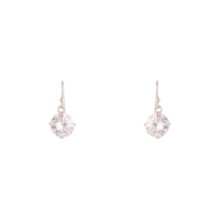 Sterling Silver Cubic Zirconia Stone Drop Earrings - link has visual effect only