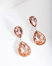 Rose Gold Classic Teardrop Earrings - link has visual effect only