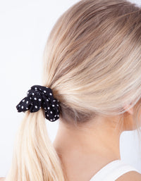 Monochrome Spot Check Scrunchie Pack - link has visual effect only
