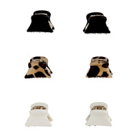 Leopard Black White Clip 6-Pack - link has visual effect only